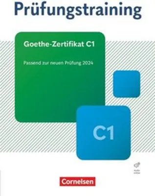 Cover of a German language learning book for the Goethe-Zertifikat C1 exam.