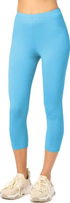 Produktbild von Merry Style Damen 3/4 Leggings aus Baumwolle MS10-199 (Türkis, S)