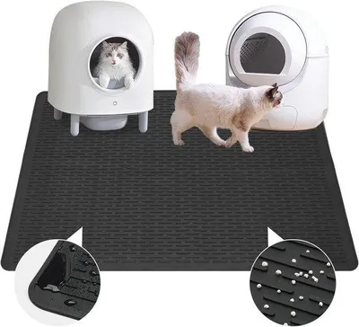 Productafbeelding van Waterdichte Kattenbakmat - Gemakkelijk Schoon Te Maken en Wasbaar
