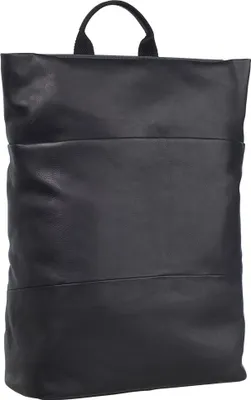 Produktbild von LEONHARD HEYDEN Leder Laptoprucksack Rucksack mit Laptopfach Hamburg Zipped Backpack Black schwarz
