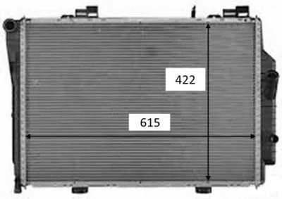 Zdjęcie produktu dla Chłodnica Mercedes Clk230 97-