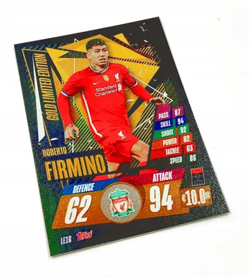 Produktbild von Match Attax 2020/21 Le1G Roberto Firmono Card / Gold Limited Edition