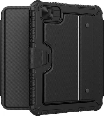 Produktbild von Nillkin, iPad 10.9"/11" Bumper-Tastatur-Etui beleuchtet, stoßfest, Schwarz