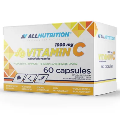 Produktbild von Allnutrition Vitamin C + Bioflavonoide 60 Kapseln