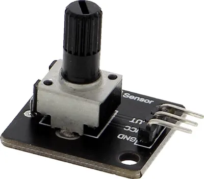 Produktbild von Drehpotentiometer auf Platine