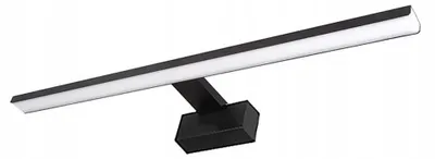 Obrázek produktu pro Černé LED osvětlení zrcadla 12W 50cm neutrální bílá IP44