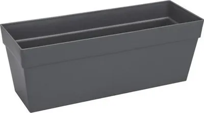 Image de Bac à Fleurs Elho Loft Urban, 49 x 17,3 x 18 cm, Balconnière, Gris Anthracite