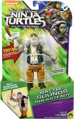 Produktbild von Teenage Mutant Ninja Turtles Rocksteady Deluxe Figur