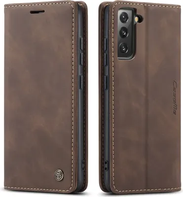 Obrázek produktu pro Pouzdro pro Samsung Galaxy S23, RetroPolyuretanKožené Pouzdro s Funkcí Stojánku bronz