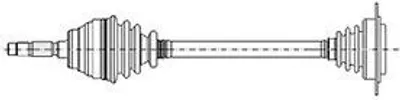 Produktbild von METELLI 17-0422 Antriebswelle für FIAT MULTIPLA (186) für ALFA ROMEO 145 (930)