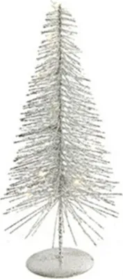 Produktbild von Zierbaum 10 Leds 30 cm - silber - 14 x 14 x 30 cm