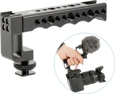 Obrázek produktu pro Ulanzi Hliníková stabilizační rukojeť Hot Shoe Extender pro zrcadlovku černá