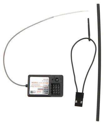 Imagen del producto de Receptor FS GR3E de 2.4 GHz, 3 canales, para transmisores de coche, barco y otros vehículos a control remoto, compatibles con los modelos GT3B, GT2 y GT3C