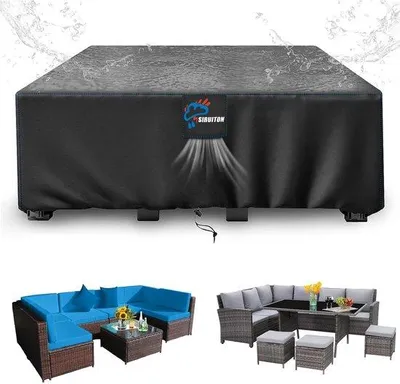 Productafbeelding van Waterbestendige en windbestendige tuinmeubelset - in één stuk - 280 x 205 x 106 cm