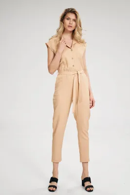 Produktbild von Figl Jumpsuit für Frauen Danbraloena M695 beige XL