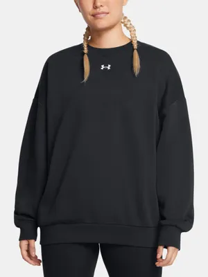 Produktbild von Under Armour Damen Rival Fleece Os Crew Sweatshirt - Schwarz 1386463-001__SM