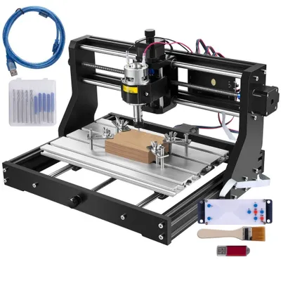 Obrázek produktu pro CNC 3018 DIY gravírovací stroj Pro - 300 x 180 x 45 mm - Gravírovací stroj 3 osy s řídicí kartou GRBL a offline ovladačem