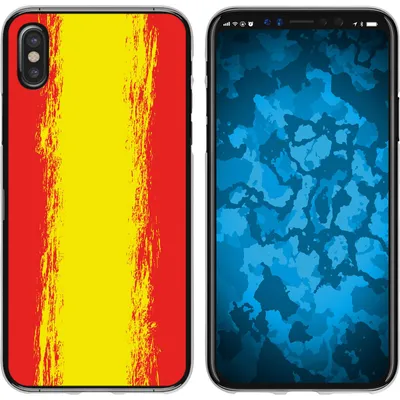 Produktbild von PhoneNatic Case kompatibel mit Apple iPhone X / XS Silikon-Hülle WM Spanien M11