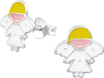 Produktbild von Ohrstecker 925 Sterling Silber mit Engel