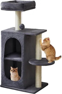 Produktbild von Katzenkratzbaum / großer Kletterbaum - Spielhaus für Katzen