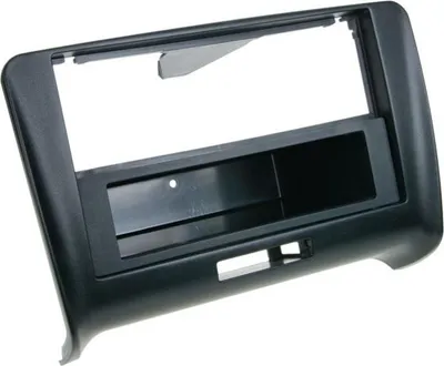 Image de Adaptateur de façade 2-DIN pour avec vide poche Audi TT apres 2006 2014 noir