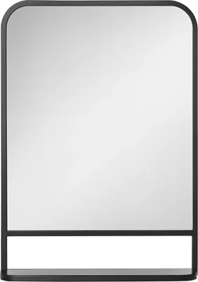 Produktbild von HOMCOM 70 x 50cm Wandspiegel Wohnzimmerspiegel Hängespiegel mit Ablagefläche