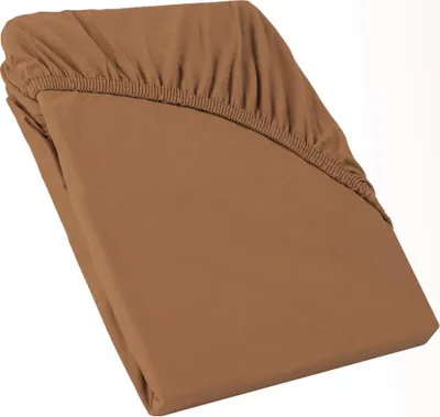 Immagine prodotto di Lenzuolo con angoli Relax 90x200-100x220, marrone cioccolato, cotone Mako 160 g/m²