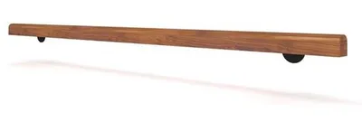 Zdjęcie produktu dla Solidna żeliwna poręcz schodowa, nowoczesny wzór, wygląd ręcznego wykonania, 50 cm, polerowana