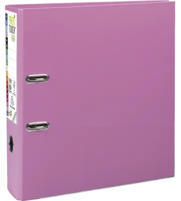 Produktbild von Exacompta 10x Ordner Prem'Touch außen PP Rücken 80mm 32x30cm A4 Maxi Rosa 53355E