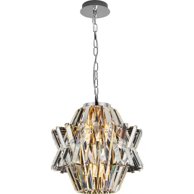 Produktbild von Kristallleuchter Chrom Glamour Crown 4xE14 40W Milagro