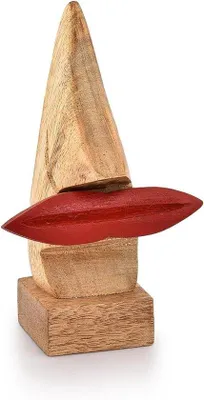 Produktbild von Holzbrille Halter Rot für Büro Dekoration