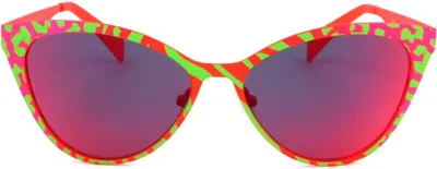 Image de Italia Independent I I MOD METAL 022, lunettes de soleil orange, monture 50/0/0