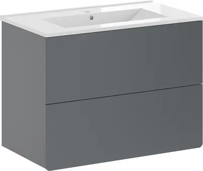 Obrázok produktu pre Súprava kúpeľňového nábytku Vicco Izan Šedá 2 diely, Model 41607