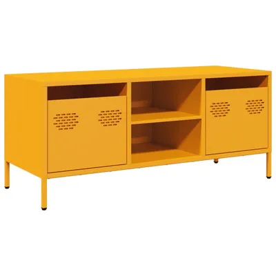 Immagine prodotto di Mobile TV Giallo Senape 101,5x39x43,5 cm in Acciaio