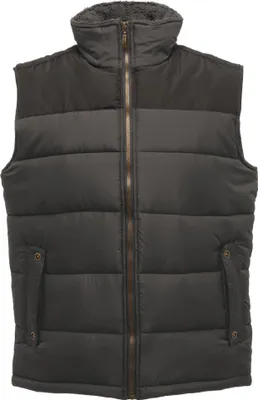 Image de Regatta Hommes Standout Altoona Gilet matelassé / Gilet BC3038 (2XL) (Gris/Noir)