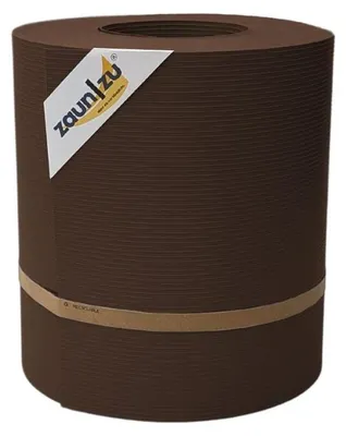 Produktbild von Sichtschutzstreifen zaun|zu RILLE MAXI 26m Rolle Blende für 24cm Gittermatten Braun 26m