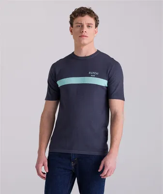 Produktbild von Santini Bianchi Milano Classic 2025 Kurzarm-t-shirt Grau XL Herren,Damen Grau XL