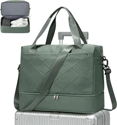 Imagen del producto de Bolsa de viaje de mano, 40 x 30 x 20 cm, equipaje de cabina, ideal para viajes en avión