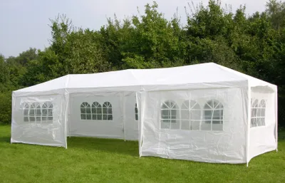 Produktbild von HI Partyzelt mit Seitenwänden 3 x 9 m Weiß