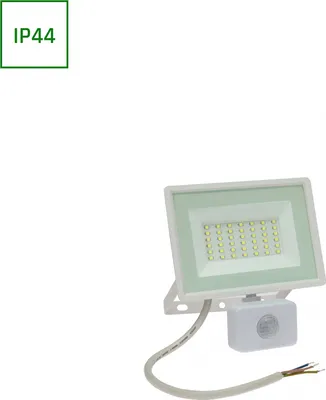 Produktbild von Spectrum LED LUX 3 Fluter weiß 30W Strahler 2900lm IP44 Kaltweiß 6000K mit Bewegungsmelder