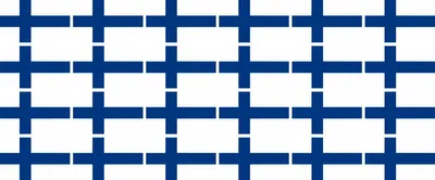Produktbild von Mini Aufkleber Set - Pack glatt - 33x20mm - selbstklebender Sticker - Fahne - Finnland - Flagge / Banner / Standarte fürs Auto, Büro, zu Hause und die Schule - 24 Stück