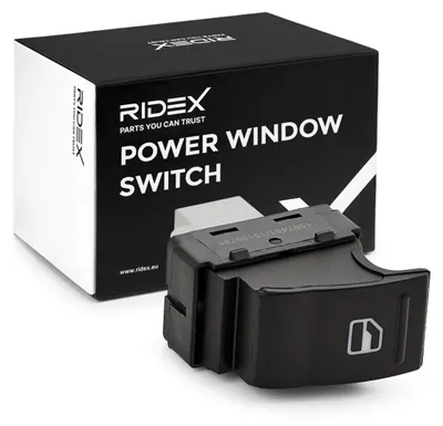 Produktbild von RIDEX 1761S0032 Fensterheberschalter für VW Transporter V Bus (7HB, 7HJ, 7EB, 7EJ, 7EF, 7EG, 7HF, 7EC) Vorne Rechts Fensterheber Schalter