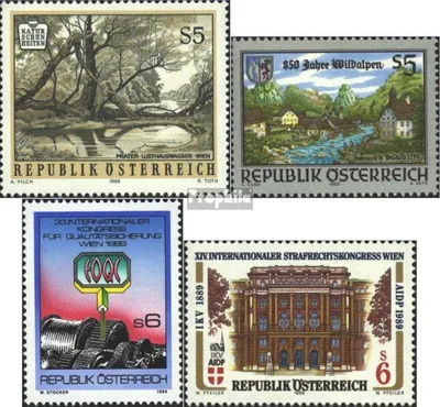 Produktbild von Briefmarken Österreich 1989 Mi 1968,1969,1970,1971 (kompl.Ausg.) gestempelt Sondermarken