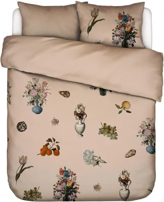 Produktbild von Essenza Satin Bettwäsche-Garnitur Amadee   Farbe Sand Größe 155x220+80x80