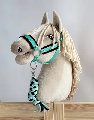 Obrázek produktu pro Sada pro Hobby Horse: Černomintové stylování s pendrekem A3 + uzdečka s provázkem