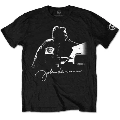 Produktbild von John Lennon People For Peace Black XL T-Shirt