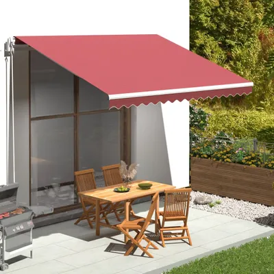 Produktbild von The Living Store Markisenbespannung Burgunderrot 4x3,5 m