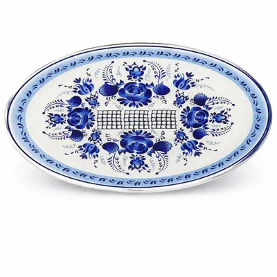 Produktbild von Servierplatte-Oval 24,5x15x2 cm Glas Gschel