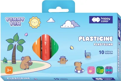 Obrázok produktu pre Happy Color Plastelina Yummy Yum Kapibara 10 kolorów