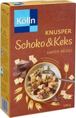 Immagine prodotto di Kölln 349978 Muesli al cioccolato e biscotti 500,0 g